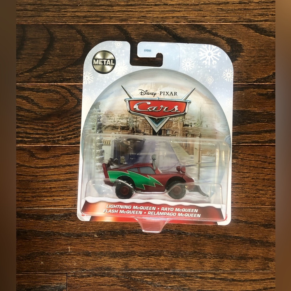 *NWT* Disney Pixar Cars Holiday/Christmas Lightning McQueen Die-Case Toy Car